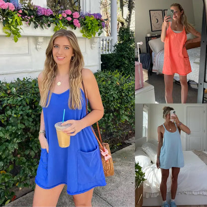🎁Buy more, save more💥 Women's Summer Sleeveless Mini Dress