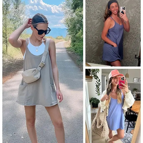 🎁Buy more, save more💥 Women's Summer Sleeveless Mini Dress
